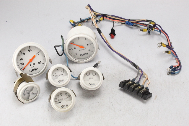 GI-WTW GI-FLW GI-VMW GITMMW Full Set Of Gaffrig Gauge Set With Wire Harness