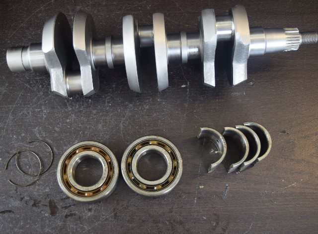 8839A2 7574A2 Mercury 1972-1990 Crankshaft 50 60 65 70 HP 3 Cylinder POLISHED!