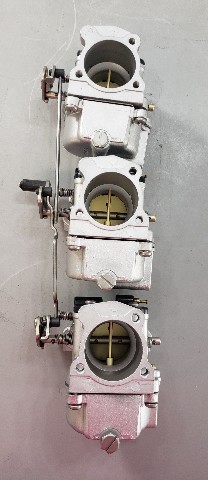 435911 C# 339172 Johnson Evinrude 1992 Carburetor Set 60 65 70 HP 3 Cyl REBUILT!