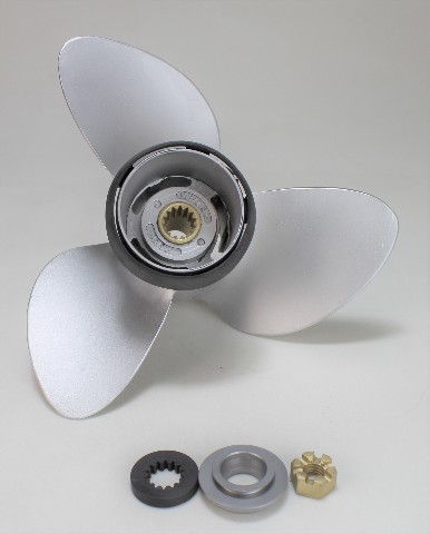 175190 Johnson Evinrude 1979 & UP Propeller 20 25 30 HP 14 Splines RH Aluminum