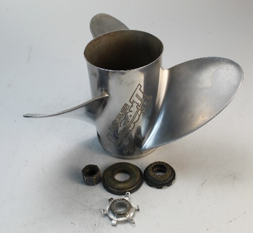 48-16548A41 Mercury Quicksilver Laser II 14-1/4 X 23 Propeller 90-300 HP