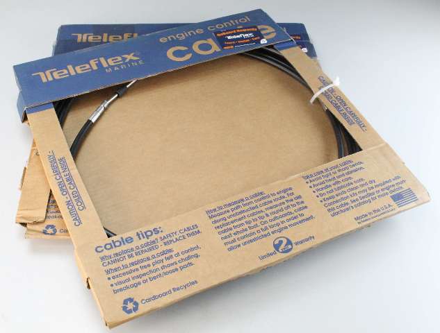 CCX63317 Teleflex Throttle & Control Cable Set of 2 17' NEW OLD STOCK