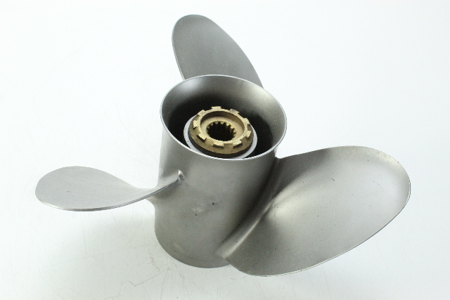 48-72764A4 Mercury Turbo 13-1/4 x 17 Stainless Propeller 40-140 HP 6 MONTH WTY