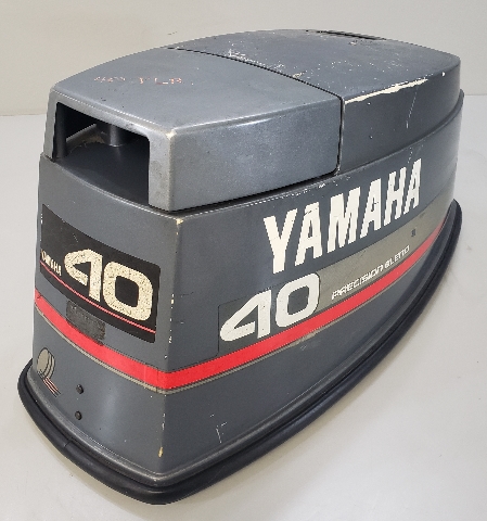 6H4-42610-R2-4D Yamaha 1995 Top Cowl Hood Engine Cover 40 HP 2-Stroke