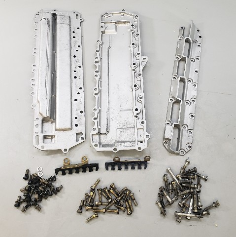 71808 75778 79019 Mercury 1973-88 Exhaust Manifold Plate & Covers 90 115 140 HP