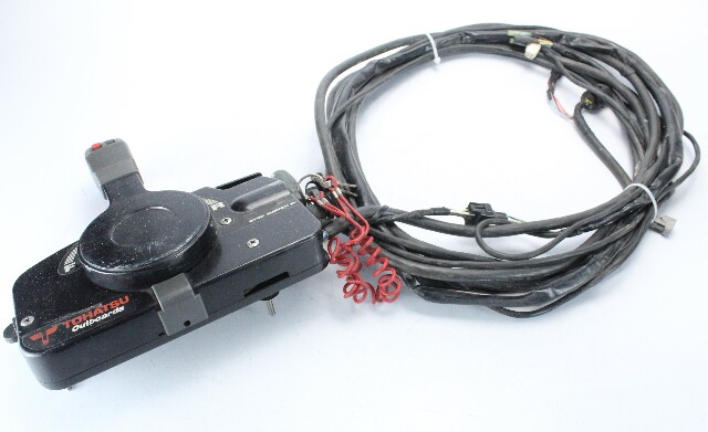 Tohatsu Nissan Side Mount Control Box with 20 Ft Cables Key & Trim Switch