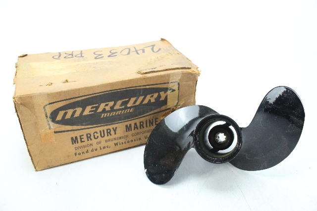 NEW OEM Mercury Aluminum 9 x 10 Propeller  4 4.5 7.5 9.8 HP 6 MONTH HUB WARRANTY