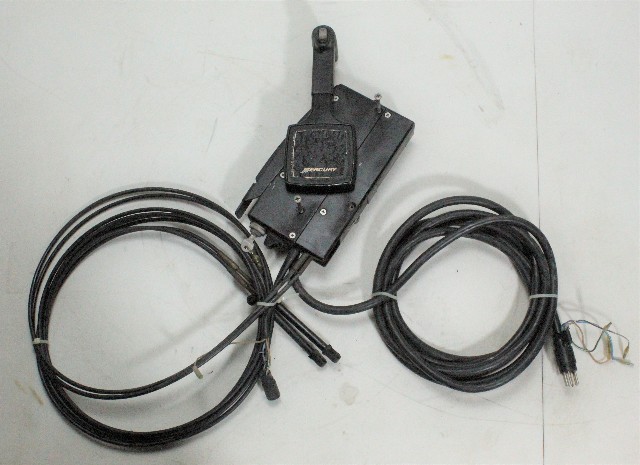 Mercury Quicksilver Side Mount Control Box W/ Key & 14' 6" Cables & Harness