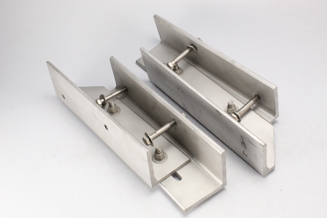 Universal Manual Jack Plate Transom Bracket Set for Outboards 5" Offset