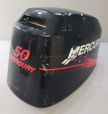 825239A13 Mercury 1997-2010 Top Cover Hood Engine Cowling 30 JET 40 50 HP 3 cyl