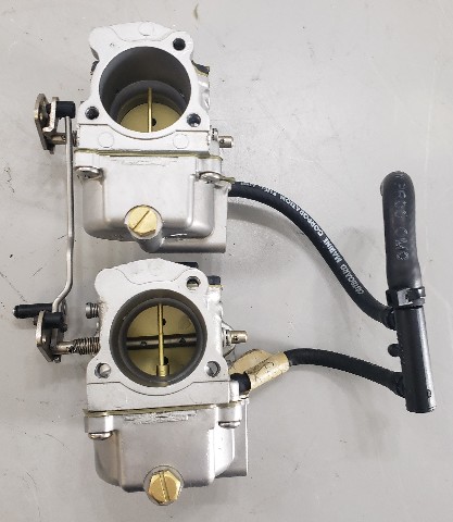 439450 C# 339169 Johnson Evinrude 1998-2001 Carburetor Set 40 50 HP REBUILT!