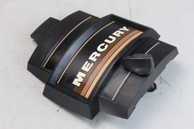 Mercury Front Cover Medallion Circa 1984-1985 Power Trim 75 HP 4 cyl.