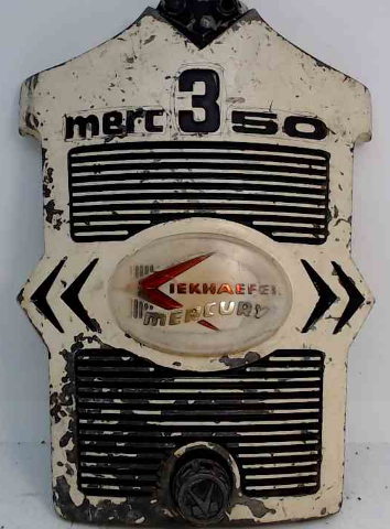 Mercury Kiekhaefer Merc 350 Front Cover Medallion 7-1/4” L x 9-3/4” W