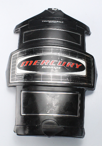 2663A18 Mercury 1975-1985 Front Cover Medallion Thunderbolt  90 115 135 140 +HP