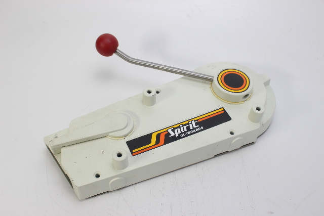 NEW OLD STOCK SUZUKI SPIRIT OUTBOARD CONTROL BOX SIDE MOUNT.  RARE VINTAGE PART