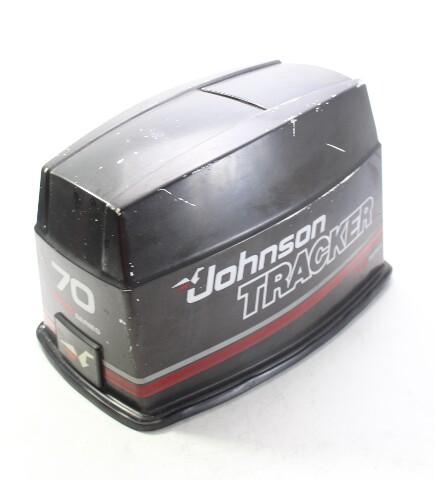 433122 433856 Johnson Evinrude Tracker 1989-1990 Upper Top Cowl Hood 70 HP