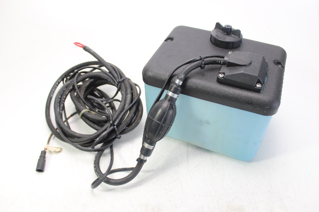 176712 OEM Johnson Evinrude 1983-1997 Supply Oil Tank 1.8 Gal w/ Hoses & Wiring