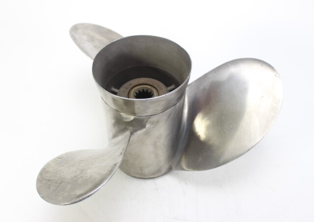 13 x 19 Stainless Steel Propeller Johnson Evinrude Suzuki 13 Spline 6 MO WTY