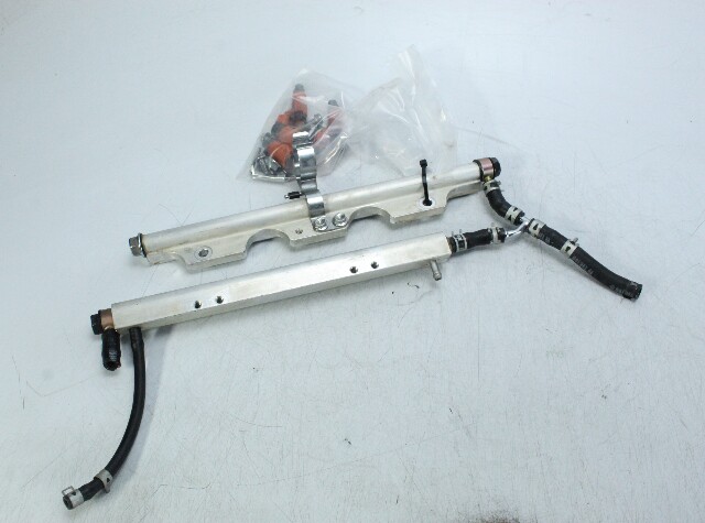 Suzuki 2001 2002 - 2011 Delivery Pipe W/ Fuel Cooler & Injectors 90 100 115 HP