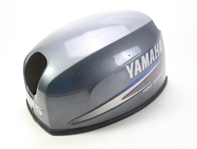 65W-42610-20-4D Yamaha F25 2002-2009 Top Cowl Upper Engine Cover Hood 25 HP