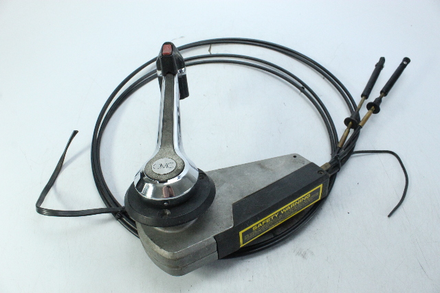Johnson Evinrude OMC Binnacle Mount Control Box W/ Trim Switch SHIFTS SMOOTHLY