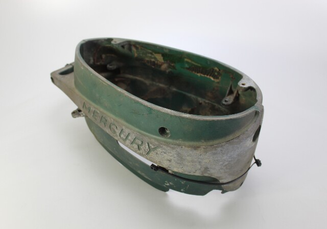 Mercury Mark 25 Dynafloat Hood w/ Green Medallion 20 HP Antique