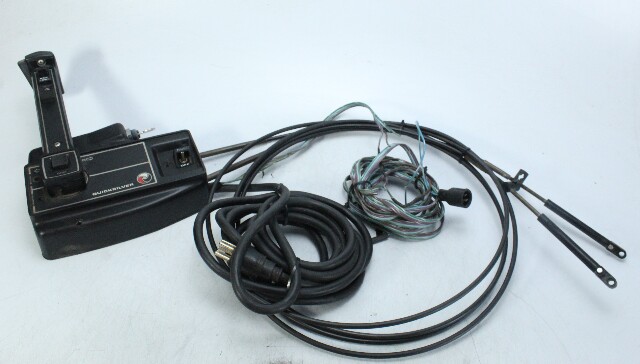 Quicksilver Side Mount Control Box 14' Harness 10' Cables KEY INCLUDED