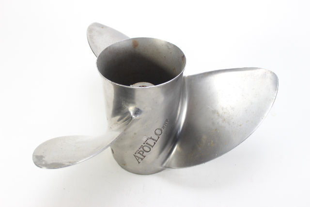 Mercury Apollo Stainless Propeller 15-1/4 x 19 RH 15 Spline 6 MTH HUB WARRANTY