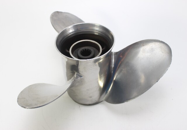 PowerTech Suzuki Stainless Propeller 13-1/4 x 17 RH 13 Spline 6 MONTHWARRANTY