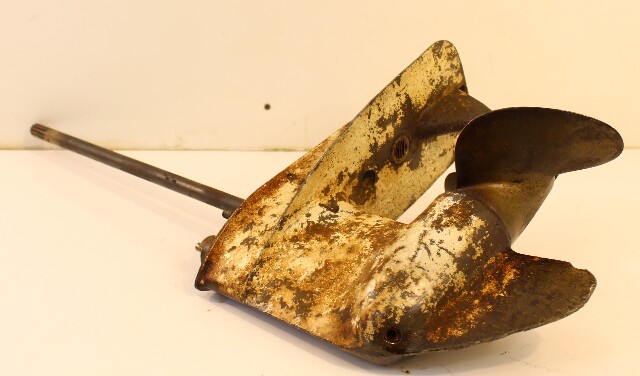 1956 1957 1958 Mercury Kiekhaefer Mark 15" Lower Unit with Propeller 55 & 58 HP