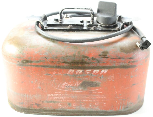 Vintage Johnson Evinrude Metal Outboard Fuel Tank w/ Hose 6 Gallon For Parts