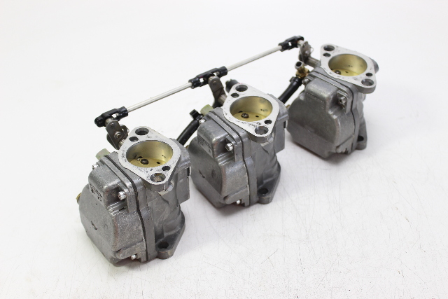 824924T38 Mercury 1994 - 2004 Carburetor Set 75 90 HP Top Middle Bottom As-Is