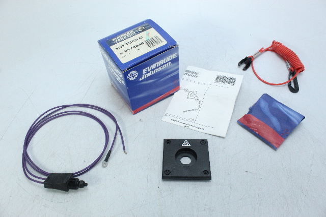 New Johnson Evinrude OMC OEM EMERGENCY IGNITION CUTOFF SWITCH ASSEMBLY 174649