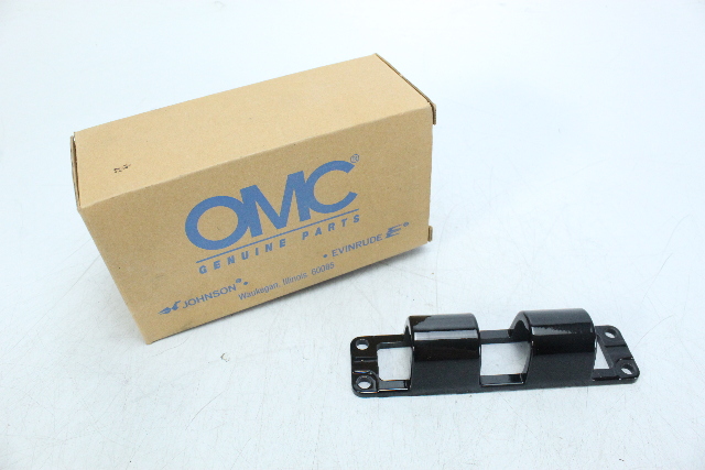 NEW OMC 1988 - 1991 Johnson Evinrude Steering Tube Bracket Dual Cable OEM V6