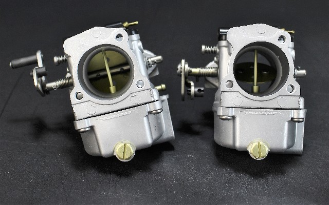 435910 C# 339169 Johnson Evinrude 1992-97 Carburetor Set 40 48 50 HP REBUILT!