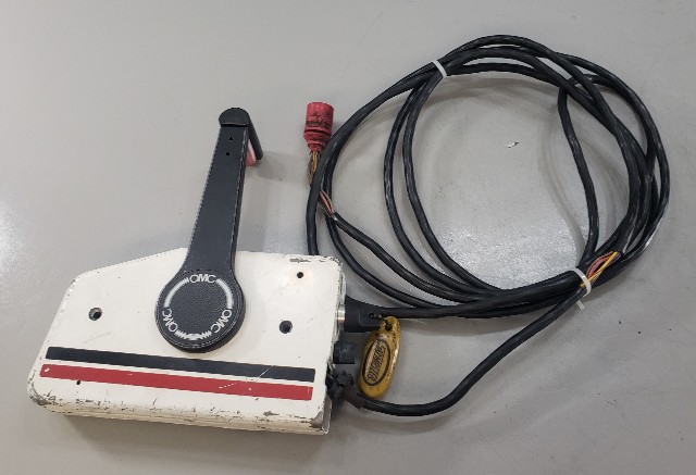 Johnson Evinrude OMC Side Mount Control Box W/ Harness & Key