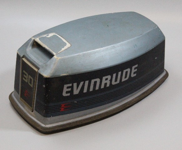 Johnson Evinrude Top Cowl Hood Engine Cover 20 25 30 HP 2 Cylinder 2-Stroke