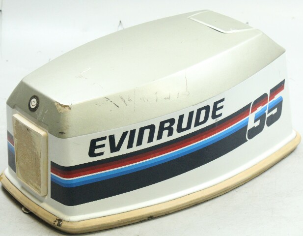 Johnson Evinrude Hood Cowl Cowling Engine Cover 35 HP