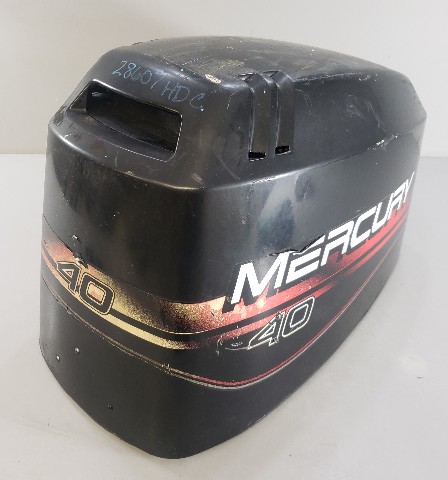 825239A13 Mercury & Mariner 1997-10 Hood Top Cowl Engine Cover 30 40 50 HP 3 Cyl
