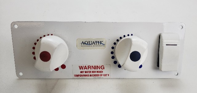 Aqua Tik Shower Systems Flush Mount Shower Valve with Switch 8-3/4" x 3" NEW!