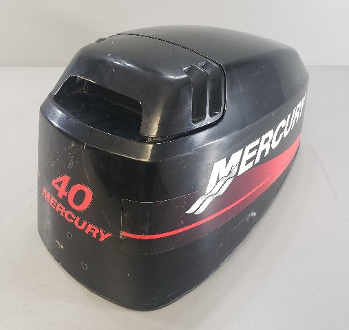 821528T7 Mercury 1994-06 Electric Cowling Hood Top Cowl Engine Cover 30 40 HP