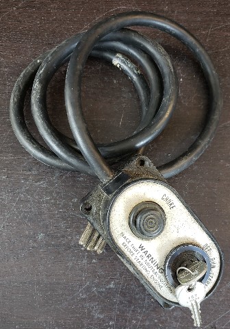 Outboard Marine Remote Ignition Key Switch Kit W/ Harness 8 Pin Plug