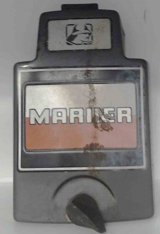 6393A6 Mercury Mariner 1978-1980 Front Cover Cowling Medallion 75 HP 4 cylinder