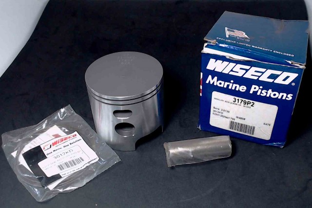 NIB Mercury 40//50//60 HP 3Cyl Wiseco Piston Kit .020 3179P2 705-850026 Bs 3.012