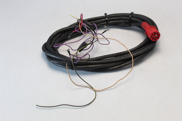 Johnson Evinrude OMC 20' Red Plug External Adapter Wiring Harness 10 Hole Plug