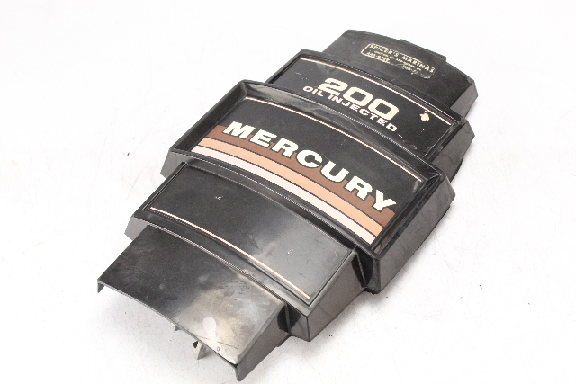 Mercury Front Cover Medallion V6 200 HP circa 1984-1985