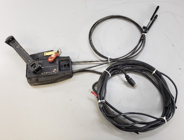 Mercury Quicksilver Control Box Side Mount W/  15' Harness & 9' Cables & Key