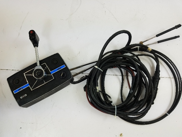 Mercury Side Mount Remote Control Box W/ Key, 10' Cables & Harness