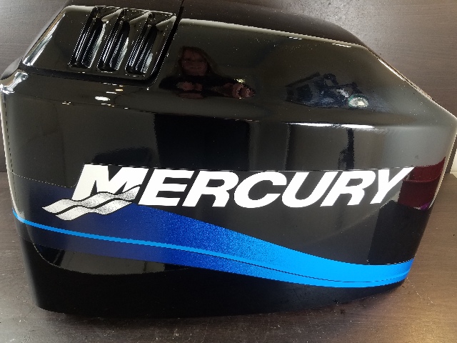 828353T7 Mercury 1994-2010 Hood Engine Cover Cowling 65 JET 75 90 HP 3 Cyl NEW!