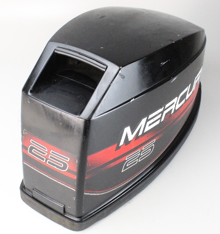 9163A19 Mercury 1988-94 Top Cowl Hood Cowling Engine Cover 15 20 25 HP 2 stroke